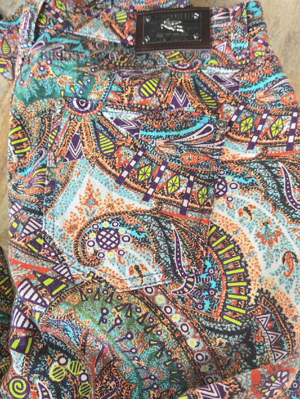 Etro Luxury Paisley Skinny Jeans-28 - Picture 9 of 17